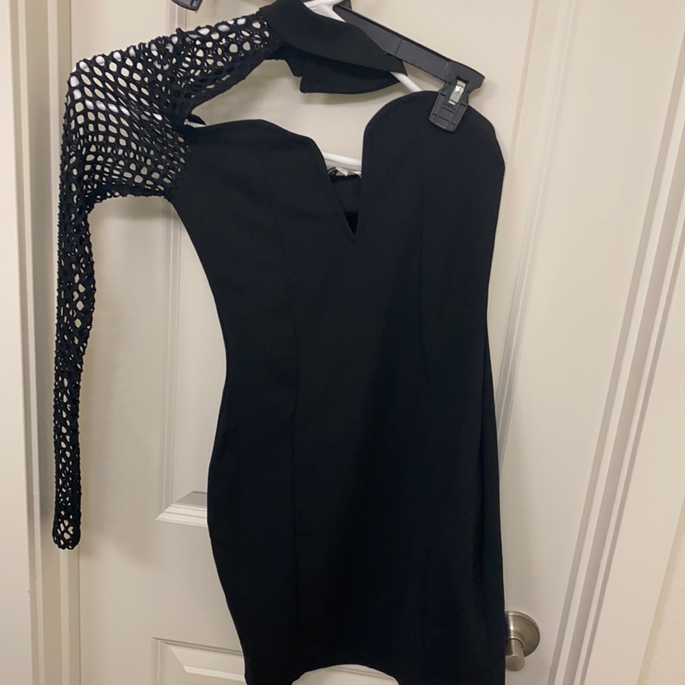 In the style black mini dress
